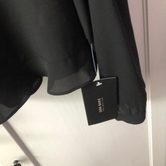 NWT Zara Ruffle and Lace Sleeve Top with F… - Picture 5 of 6